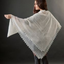 Orenburg cashmere shawls