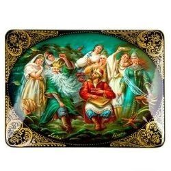 Palekh miniature is a Russian folk handicraft