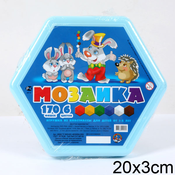 Мозаика шестигранная 170/6 : 4606088009582 - Troyka Online