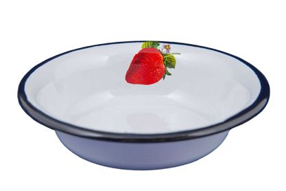 Миска эмалир 0.9л декор с-0306п (4607174560574)