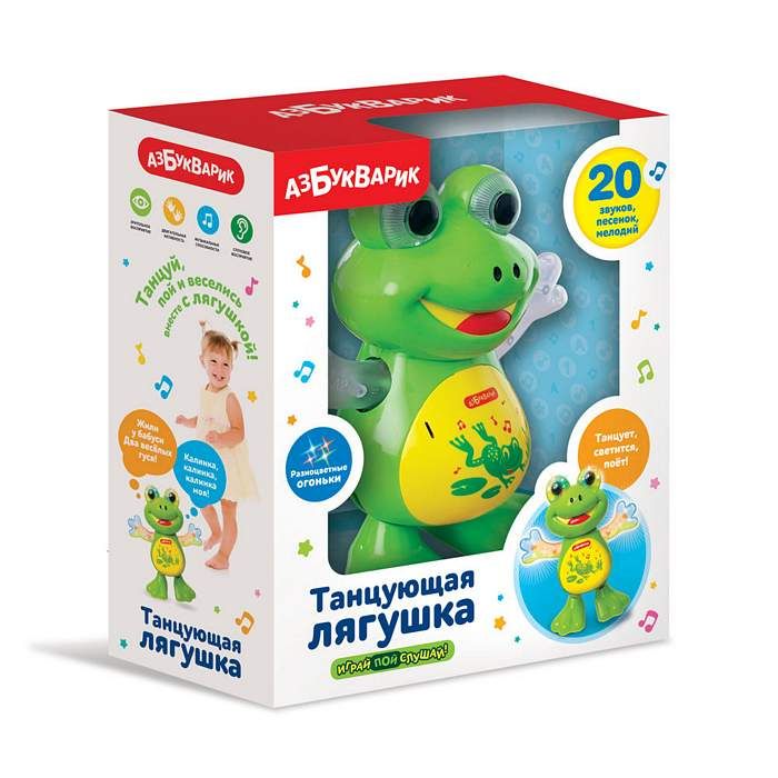 Танцующая лягушка : Музыкальная игрушка из пластмассы : 4680019285474 ...