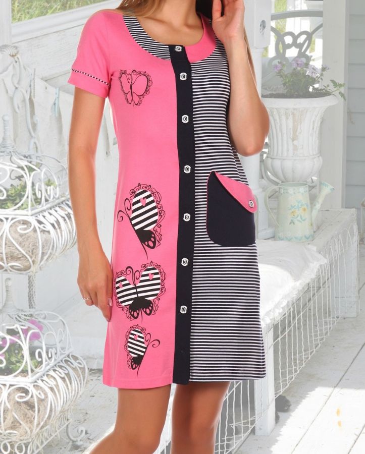 Халат Розовый : 2000003682119 - Troyka Online