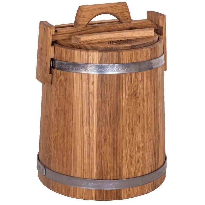 Кадка дубовая 10л : 10007077 - Troyka Online